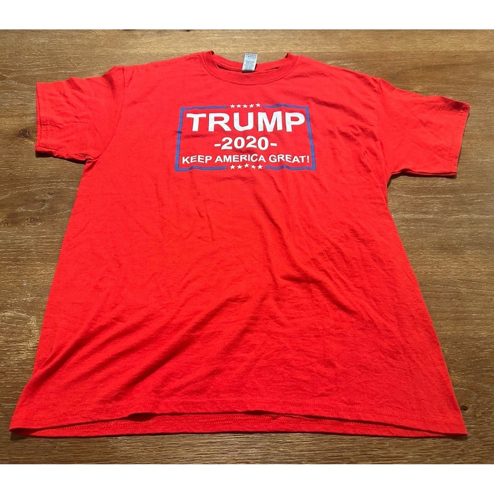 Donald Trump T- Shirt Trump 2020 Keep America‎ Great Red Size Large